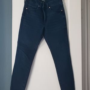 Express Dark skinny mid rise 4S